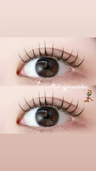 マツエク・マツパ 🎀re-born KOKORO🎀のマツエク・マツパデザイン