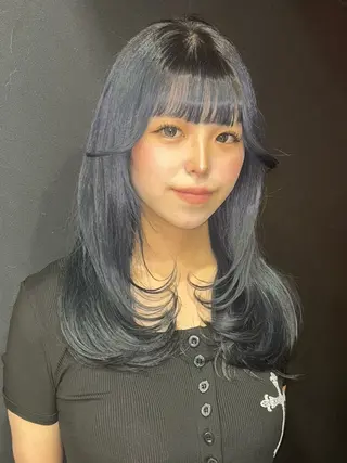 ロング レイヤー／マツエク 💋𝑨𝑵𝑵𝑨のヘアスタイル