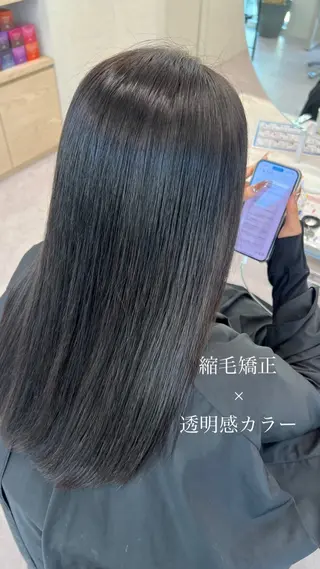 ロング 美髪矯正/髪質改善/ 艶髪🤍伊藤梨紗のヘアスタイル