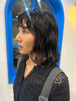 ミディアム パーマ cocoro /kokiriのヘアスタイル