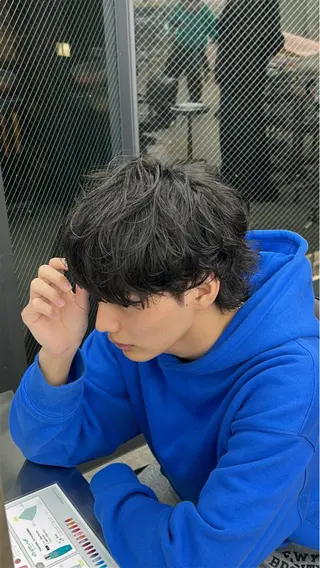 パーマ メンズ 🌀湯浅禅也🌀 /シャドウパーマ/栄のヘアスタイル