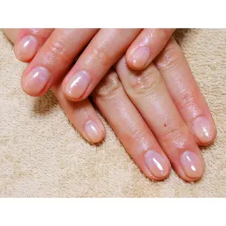ネイル 痛ネイル/ワンホン/ フィルイン/長さだしのネイルデザイン
