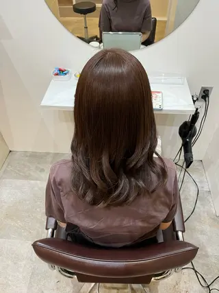 セミロング 【髪質改善　艶髪】 布川　莉穂のヘアスタイル