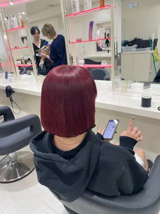 ミディアム 💗暖色カラー💗 ツヤ髪💗Mayaのヘアスタイル