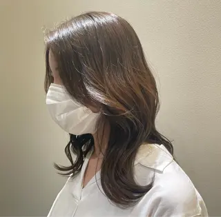 ロング カラー 骨格診断/似合わせ カットあさみななこのヘアスタイル