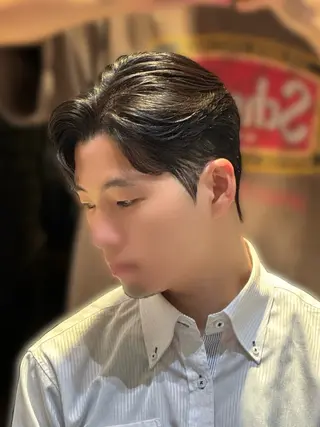 ショート パーマ メンズ YUKI🇰🇷 カルマ／ダウンパーマのヘアスタイル