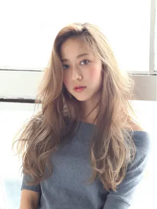 ロング カラー パーマ ヘアアレンジ ✨ハイクオリティ✨ 山本香也のヘアスタイル