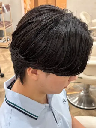 ショート パーマ メンズ パーマ職人DAIKI ツイスパ/波巻きのヘアスタイル