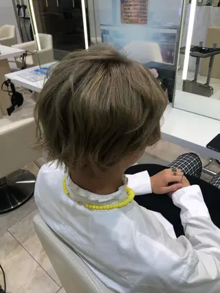 ショート カラー メンズ ナチュラル艶カラー 🤎maoのヘアスタイル