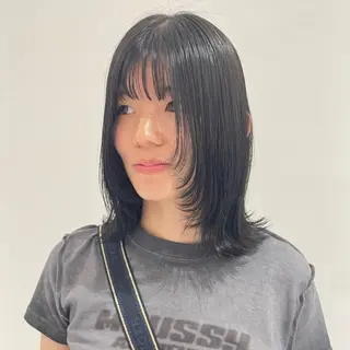 ミディアム カラー 🎟暖色カラー /アレンジ🎀くるみのヘアスタイル