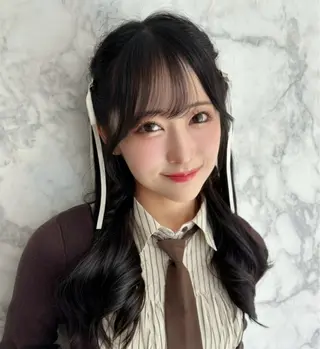 セミロング 🍒しの🍒 透明感カラー/カットのヘアスタイル