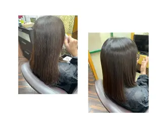 ロング カラー katae sayoriのヘアスタイル