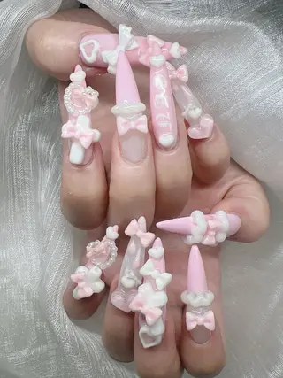 ネイル Lee Nails チップ長さだし専門店のネイルデザイン