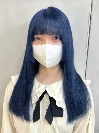 ロング カラー デザインカラー/パー マ🦖外岡咲希🦖のヘアスタイル