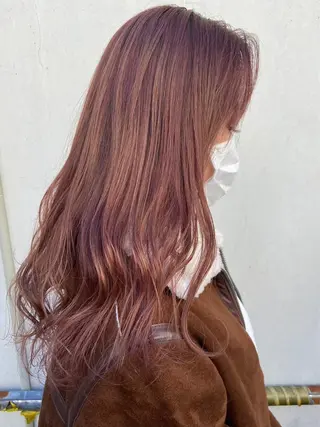 ロング カラー 垢抜け/レイヤー/ ハイトーン/アスナのヘアスタイル