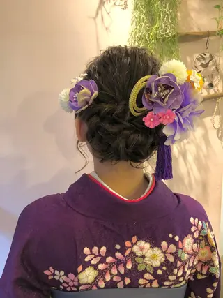 ヘアアレンジ ニイムラ ミキのヘアスタイル