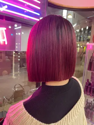 ショート カラー 🥀韓国アイドルヘア 𝐡𝐚𝐫𝐮🥀のヘアスタイル