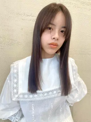 ロング カラー AND THE BRICKS所属・AND THE BRICKS北川珠紀の眉毛・アイブロウイメージ