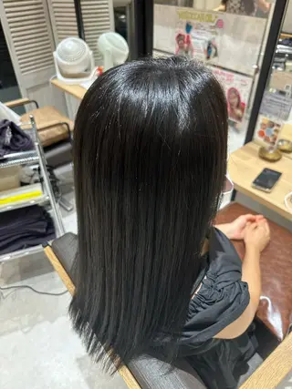 セミロング カラー 🍜のばた 🍜のヘアスタイル