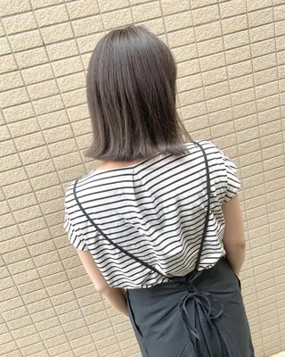 ミディアム カラー ショート、ボブ シマダマサトのヘアスタイル