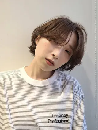 ショート EMANON銀座所属・ショート・ボブ✂️ 紅葉のヘアスタイル