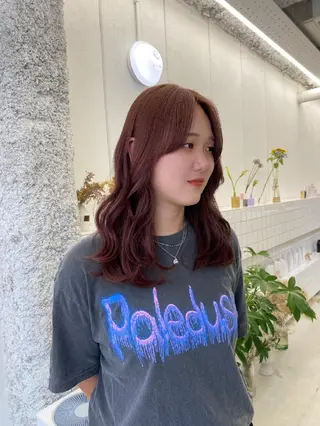 カラー 🎀花屋併設サロン 荘司まゆり🎀‪‪のヘアスタイル