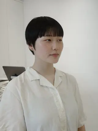 ショート 🌱ぱつっと/ボブ 🌱のヘアスタイル