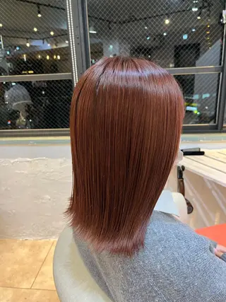 ミディアム カラー 💛ハイトーン💛 りむのヘアスタイル