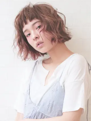 ミディアム 🌺パーマ&韓国ヘア 🌺あん🌺のヘアスタイル