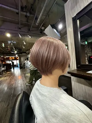 ショート HAIR SALON M Fe's 池袋所属・池袋ハイトーン/ ブリーチ/増田 雄太のヘアスタイル