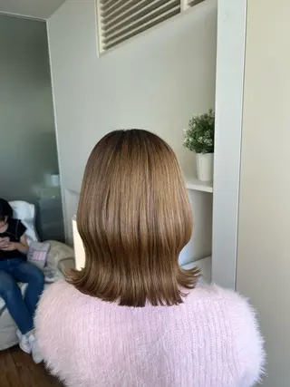 ミディアム 竹添 有梨沙のヘアスタイル