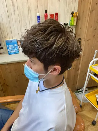 メンズ 藤野 陵平のヘアスタイル