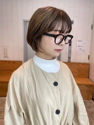 ショート カラー Kouta/似合わせ /パーマ/カラーのヘアスタイル