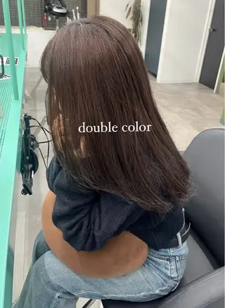 ミディアム Ⓜ︎iyu🌊/ハイ ライト/海外風カラーのヘアスタイル