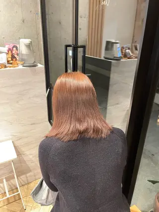 ミディアム カラー 愛莉/ラベンダー/ ベージュ/ブラウンのヘアスタイル