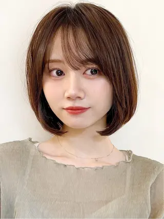 ショート Say.石川葵 ショートボブ前髪のヘアスタイル