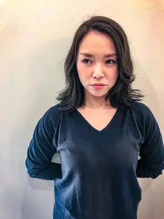 セミロング Feel luce所属・坂野 智也のヘアスタイル