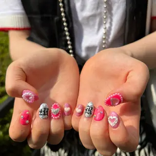 ネイル 韓国🩶Y2Kネイル 💫くれはのネイルデザイン