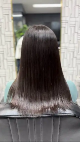 ロング パーマ 篠原 侑作のヘアスタイル