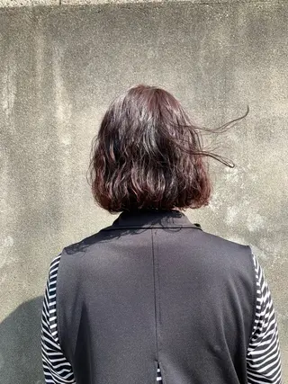カラー SABO 🪴岡田知佳のヘアスタイル