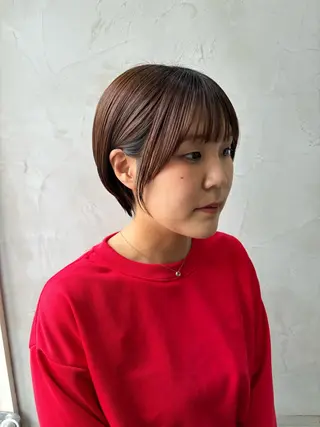 ショート fudge所属・MaisonHALU 松浦光咲のヘアスタイル