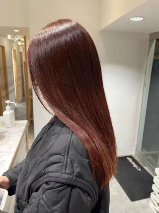 セミロング カラー 西田 歩果のヘアスタイル