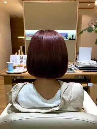 ショート カラー 全国1位🥇世界5位 小野田　礼花のヘアスタイル