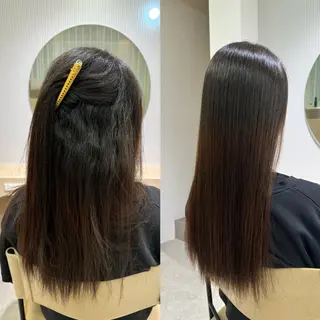 ulu名古屋栄所属・落合しほ/韓国ヘア/ 髪質改善/縮毛矯正のヘアスタイル