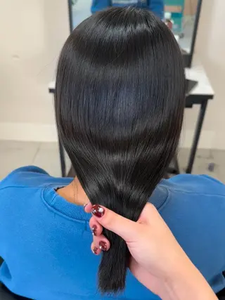 セミロング カラー 大人っぽ透明感カラー 🥂/ mayuのヘアスタイル