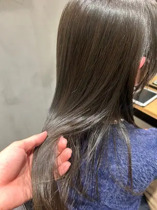 ミディアム アレンジ/新宿 透明感カラー/ヤノのヘアスタイル