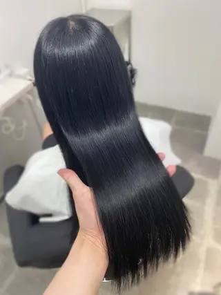 ロング YUZU🎀顔まわり ×レイヤー×髪質改善のヘアスタイル