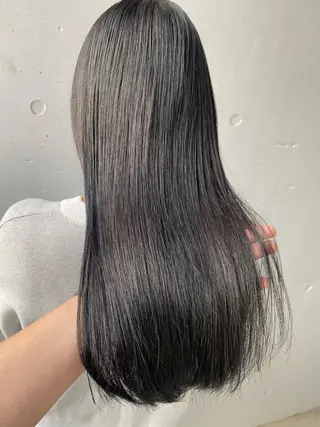 セミロング カラー 髪質改善/レイヤー ストウシンゴのヘアスタイル