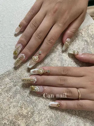 ロング ネイル Parfum パルファンのネイルデザイン