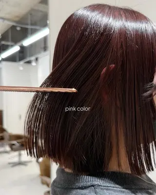 ミディアム カラー 暖色カラー /ヘアアレンジ/花鈴のヘアスタイル